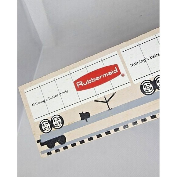 1995 The Cats Meow Faline 95 Nothing Is Better Made Rubbermade Truck Wood Block - Picture 4 of 10